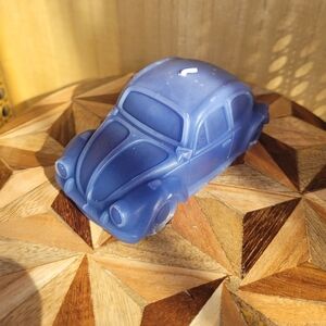 Blue Volkswagen Beetle Candle